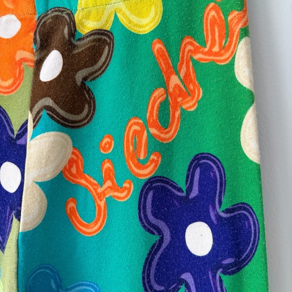 SIEDRES Size XS Vintage inspired Floral Retro Pants - BOHO - Picture 6 of 7